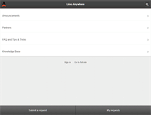Tablet Screenshot of limoanywhere.tv